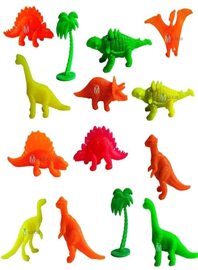 Mallexo مجموعة ألعاب ديناصورات وتنانين من مادة PVC عالية الجودة من ماليكسو للأطفال، مجموعة حيوانات متوسطة وصغيرة الحجم، مجموعة مجسمات ديناصورات متنوعة، هدايا عيد ميلاد متوسطة الحجم، حيوانات سفاري، حيوانات الغابة، بيض الديناصورات (عالم التنانين). - Image 4